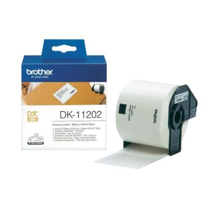 Brother DK11202 shipping etiketter - 300 stk - 62 x 100mm - original