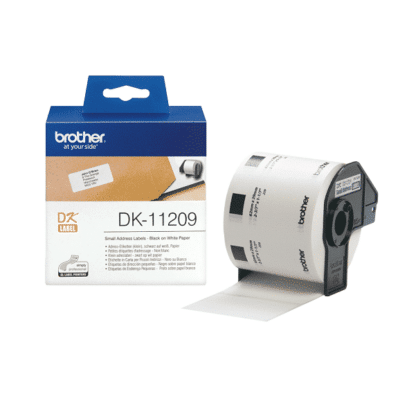 Brother DK11209 adresseetiketter 800 stk - 29 x 62mm - original