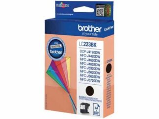 Brother LC223BK sort blækpatron 550 sider - LC223BK - original