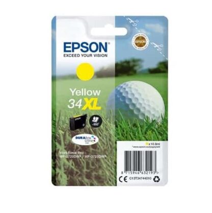Epson 34XL gul blækpatron 10