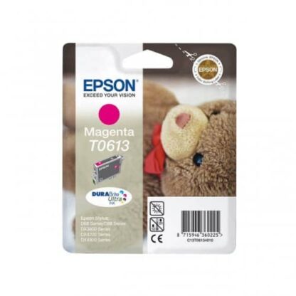 Epson T0613 magenta blækpatron 8ml - C13T06134010 - original