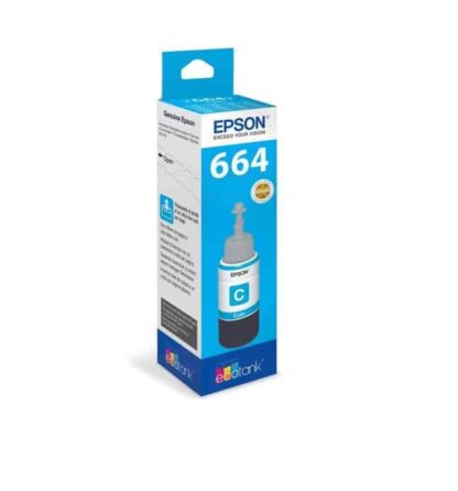 Epson T6642 cyan blækrefill 70ml - C13T664240 - original