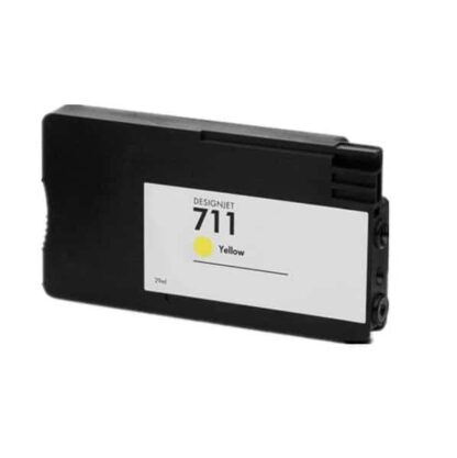 HP 711 gul blækpatron 28ml - Kompatibel