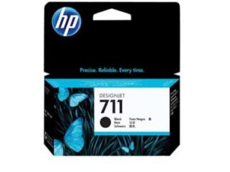 HP 711 sort blækpatron 38ml - CZ129A - original