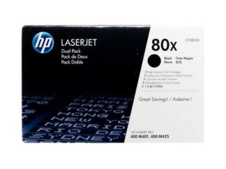 HP 80X Dual pack sort toner 13.600 sider - CF280XD - original