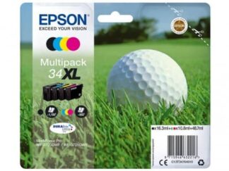 Multi pack! Epson 34XL BK-C-M-Y blækpatron 48