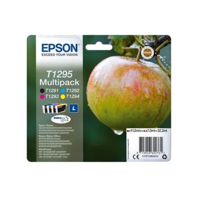 Multi pack! Epson T1295 BK-C-M-Y blækpatron - C13T12954010 - original