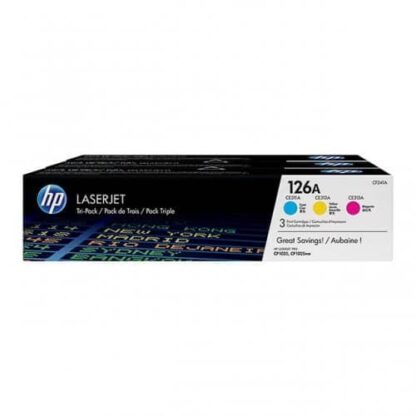 Tri-Pack! HP 126A BK-C-M-Y toner - CF341A - original