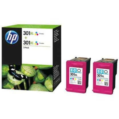 Twin-pack! HP 301XL farve blækpatron - D8J46AE - original