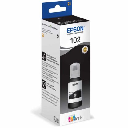 Epson 102 sort blækrefill 127 ml |C13T03R140| original