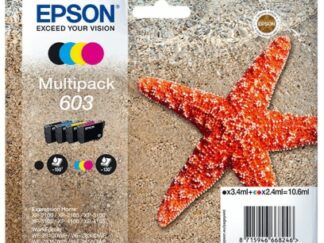 Multi pack! Epson 603 BK-C-M-Y blækpatron 10.6 ml |C13T03U64010| original