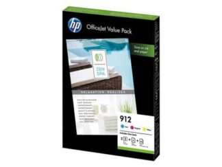 Value pack! HP 912 C-M-Y blækpatron 9 ml |6JR41AE| original