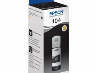 Epson 104 sort blækrefill 70 ml original - C13T00P140