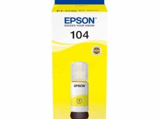 Epson 104 gul blækrefill 70 ml original - C13T00P440