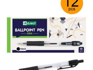 Kuglepen ballpoint 294 sort 12 stk