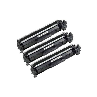 Rabattpaket! 3 Stck. HP 17A schwarz toner 4.800 seiten totalt - Kompatibel - CF217A