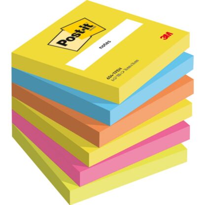 Haftnotizen Post-it®, ENERGETIC, 76x76mm, 6x100 Blatt 1 Pack