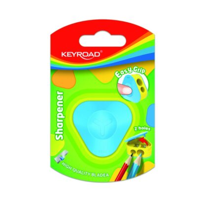 KEYROAD 2-Loch Kompaktspitzer, 1 Stück/Blisterkarte 1 Stück