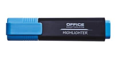 Textmarker OFFICE PRODUCTS, 1-5mm (Strich), blau 10 Stück