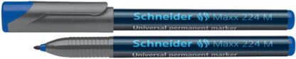 Universal Permanentmarker SCHNEIDER Maxx 224, M, 1,0mm, blau, 10 Stk.