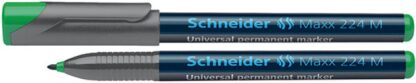 Universal Permanentmarker SCHNEIDER Maxx 224, M, 1,0mm, grün, 10 Stk.