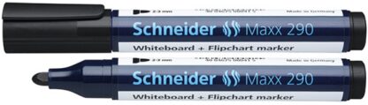 Boardmarker SCHNEIDER Maxx 290, rund, 2-3mm, schwarz, 10 Stk.