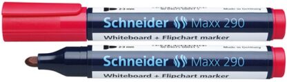 Boardmarker SCHNEIDER Maxx 290, rund, 2-3mm, rot, 10 Stk.