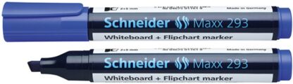 Boardmarker SCHNEIDER Maxx 293, abgeschrägt, 2-5mm, blau, 10 Stk.