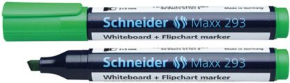 Boardmarker SCHNEIDER Maxx 293, abgeschrägt, 2-5mm, grün, 10 Stk.