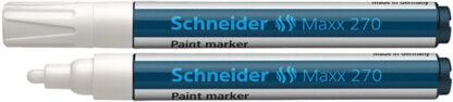 Ölmarker SCHNEIDER Maxx 270, rund, 1-3mm, weiß, 1 Stk.