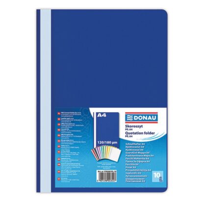 Berichtsmappe A4 Navy Blau Polypropylen 10 Stk.