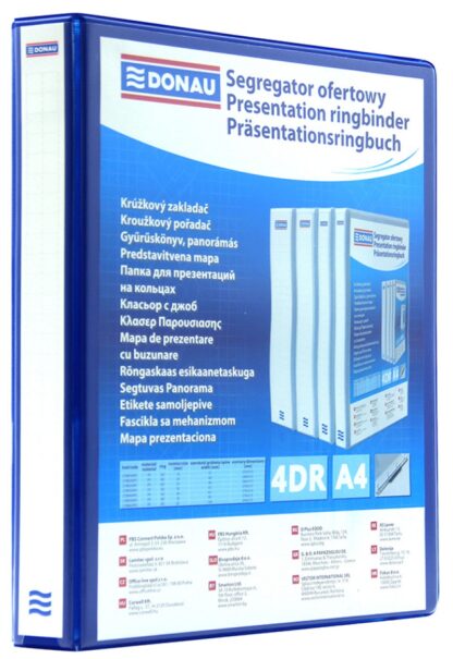 Ringbuch A4 Blau 4RD 50mm 1 Stk.