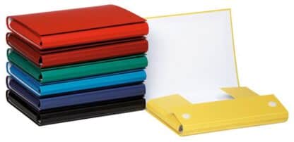 Mappe mit Klettverschluss A4 4cm sortierte Farben 11 Stk.