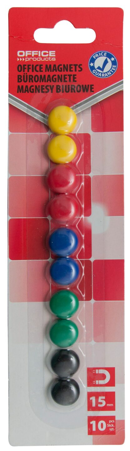 Display-Magnete Rund 15mm Sortierte Farben 1 Stk.