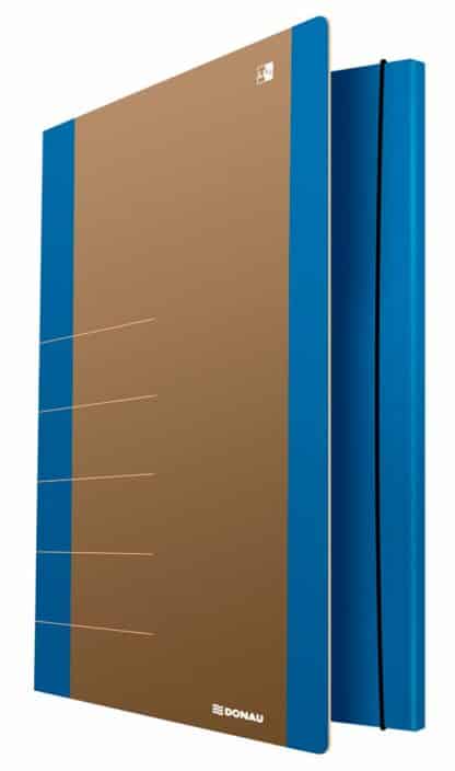 Kartonmappe mit Gummiband DONAU Life A4 blau 1 Stk.