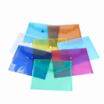 Kuvertmappe PP C5 185x238 mm sortierte Farben 1 Stk.