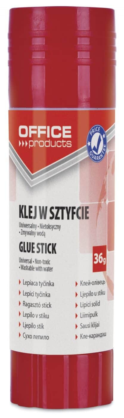 Klebestift PVA 36g für Papier und Textilien 12 Stück.