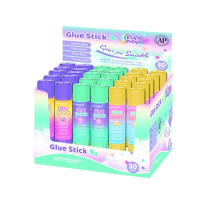 Klebestift Pastell Mix 9g PVP 30 Stk.