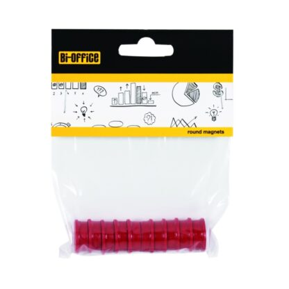 Magnete für Tafeln, rund, 15mm, rot, 1 Stk.