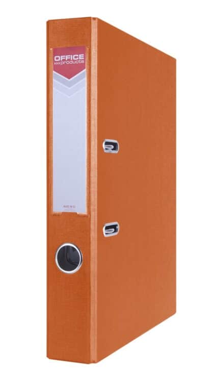A4 Ordner PP, 55mm, Orange, Wiederverwendbarer Karton