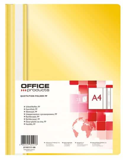 Berichtsmappe A4 Gelb Polypropylen Weich 25 Stk.