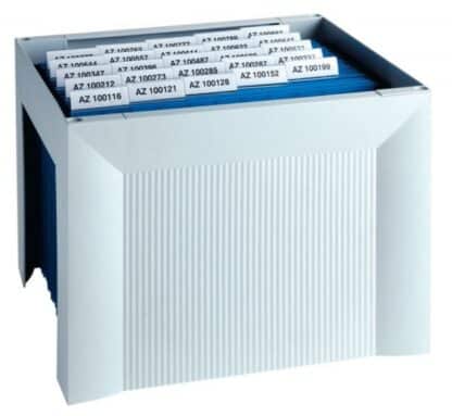 Mini Archivbox Polystyrol Grau 35 Mappen 1 Stk.