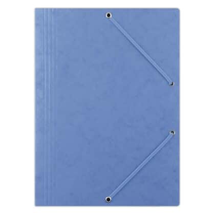 Elastische Mappe A4 blau 390gsm 3 Klappen 10 Stk.