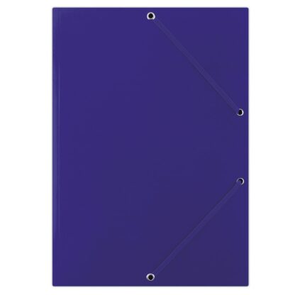 Elastische Mappe A4 400gsm 3 Klappen blau 1 Stk.