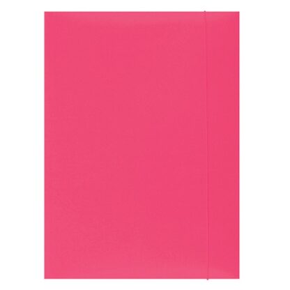 Gummibandmappe A4 300gsm 3-Klappen Pink 1 Stk.