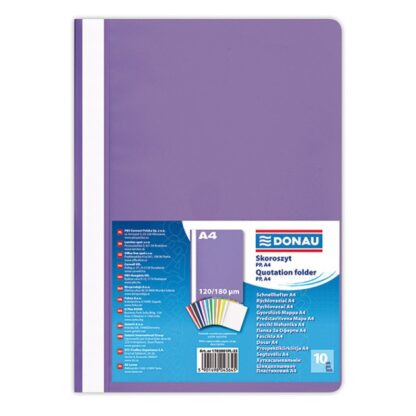 Berichtsmappe A4 PP Lila 120/180 Mikron 10 Stk.