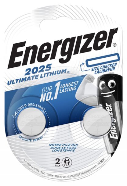 Lithium Batterie CR2025 Energizer Ultimate Langzeit haltbar 1 Stk.