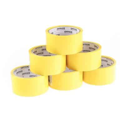 Verpackungsband gelb 48mm x 50y Acrylkleber 6 Stk.