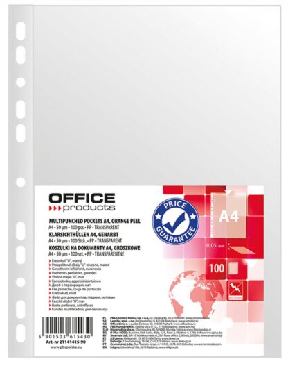 Plastikhüllen A4 50 Mikron 100 Stk. transparent