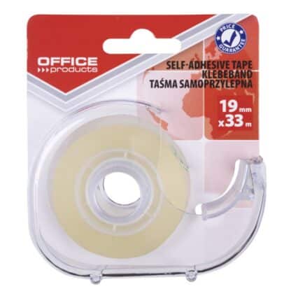 Büroklebeband 19mm x 33m mit Abroller, 1 Stk.